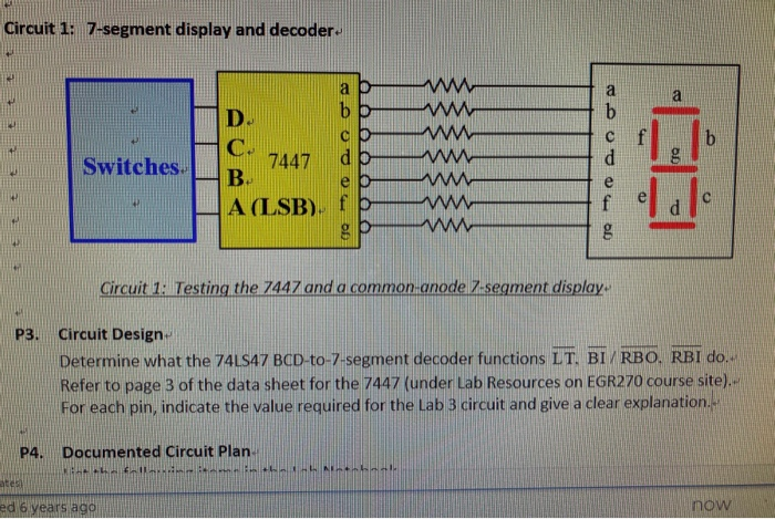 7447 Circuit Diagramme