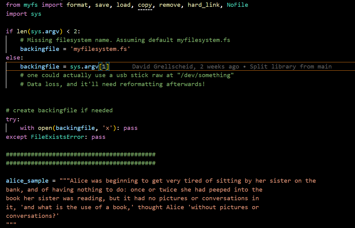 Solved Personal file system in PythonHow to submit the | Chegg.com