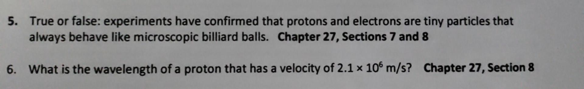 true or false experiments