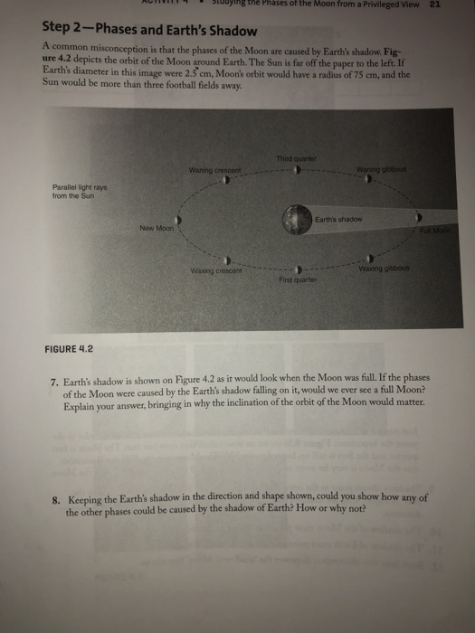 Solved Name Date Section ACTIVITY 4 Studying the Phases of