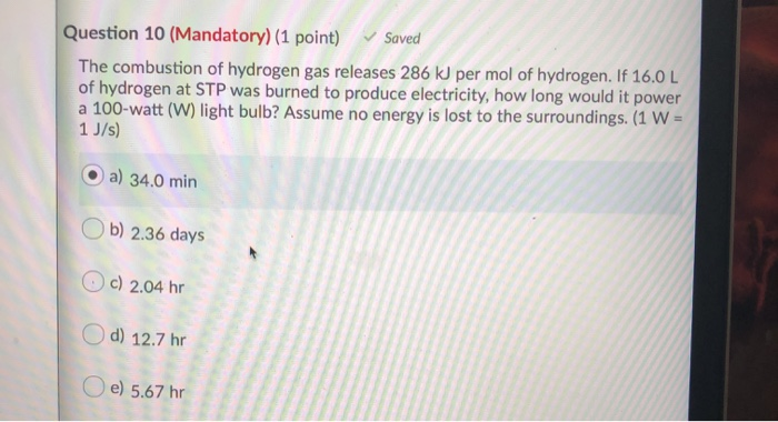 Solved Question 38 Mandatory 1 Point For An Ideal Gas Chegg Com