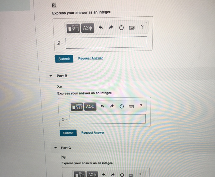Solved Fr Express your answer as an integer. ΟΙ ΑΣΦ ? Z = | Chegg.com