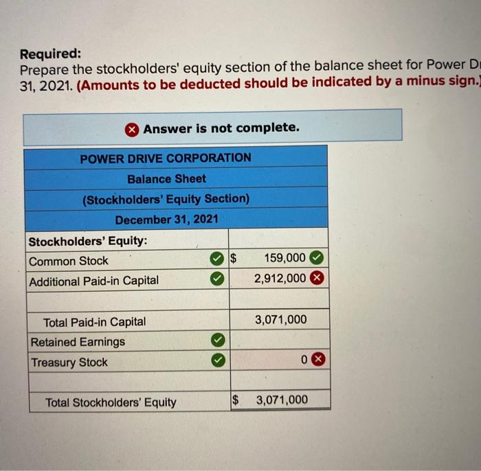 Solved Power Drive Corporation has the following beginning