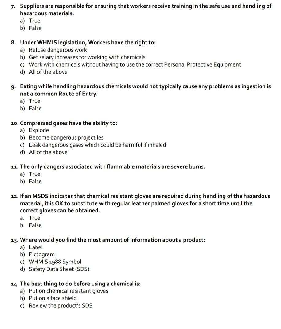 solved-1-whmis-was-created-to-a-satisfy-the-right-to-know-chegg