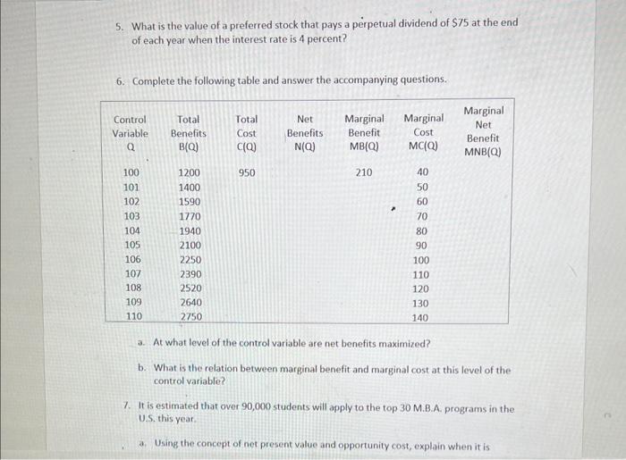 AG E 342 Homework #2 Rivalry and present value Each | Chegg.com