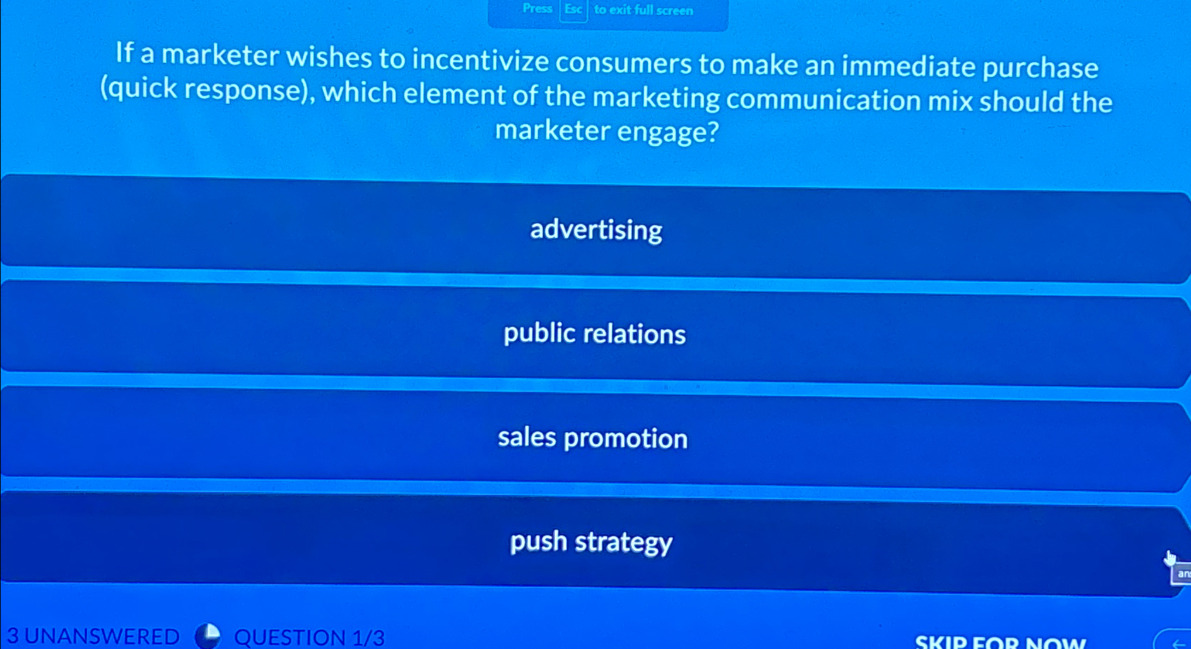 Solved If a marketer wishes to incentivize consumers to make | Chegg.com
