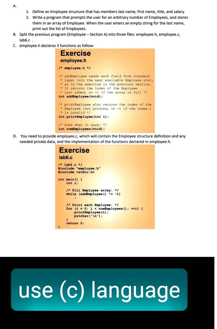 solved-a-1-define-an-employee-structure-that-has-members-chegg