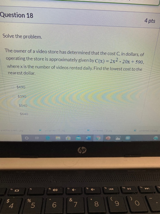Solved Question 18 4 pts Solve the problem. The owner of a