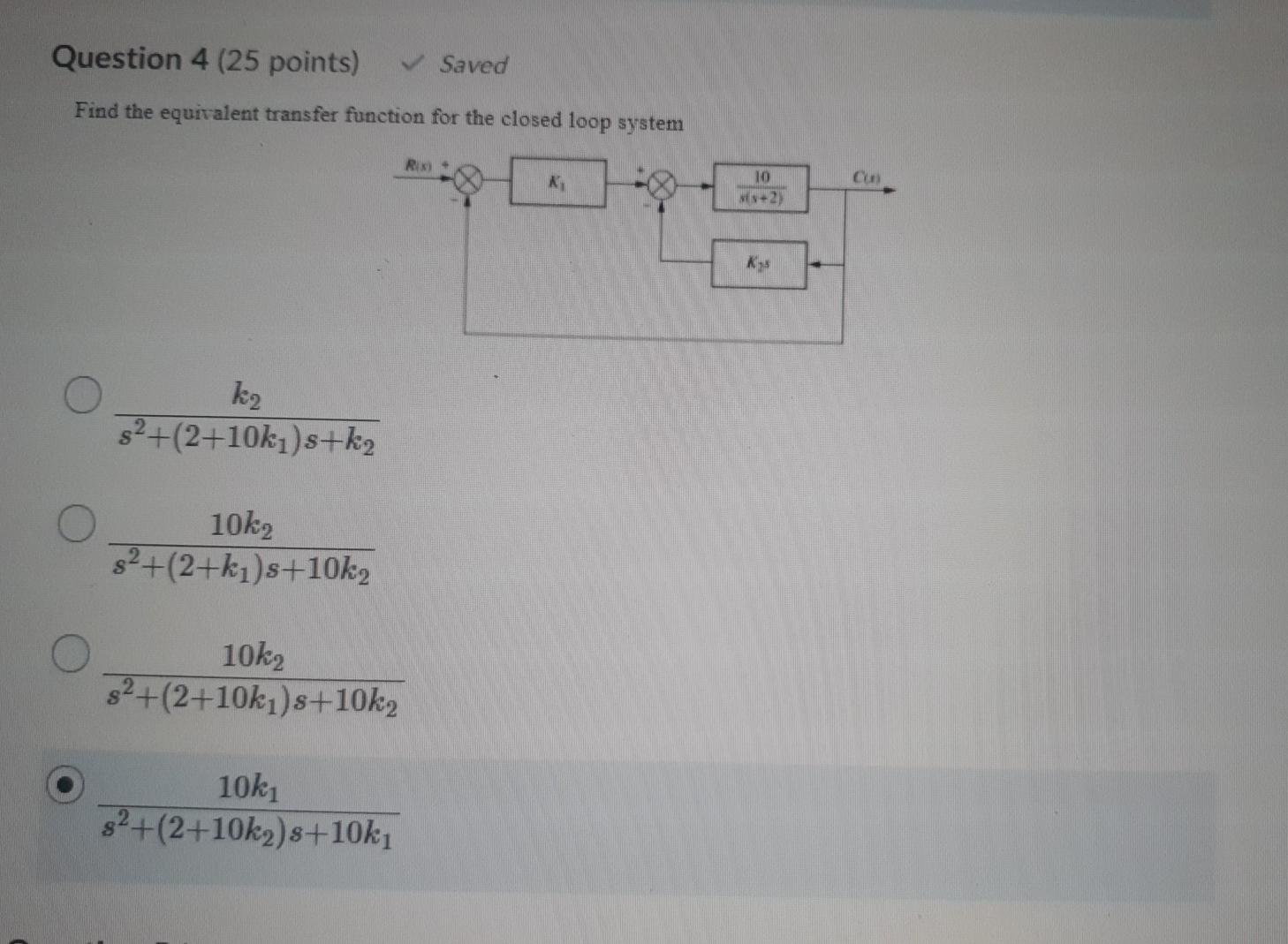 Solved Question 1 (10 points) Saved The zeros of a | Chegg.com
