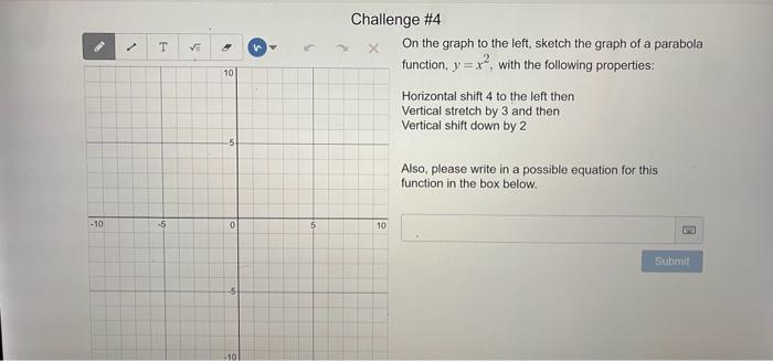 Solved On the graph to the left, sketch the graph of a | Chegg.com