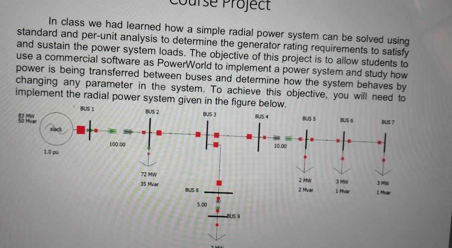Solved Part 1 Implement the power system shown in the figure | Chegg.com