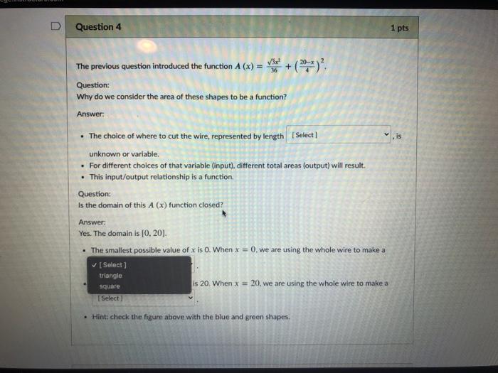 Solved D Question 3 1 pts Geometry facts: • The height of an | Chegg.com