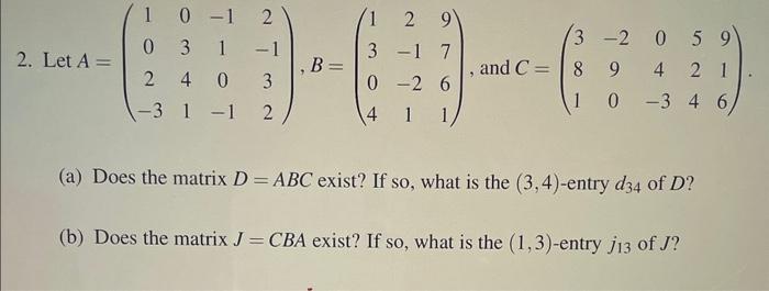 Solved 2. Let | Chegg.com