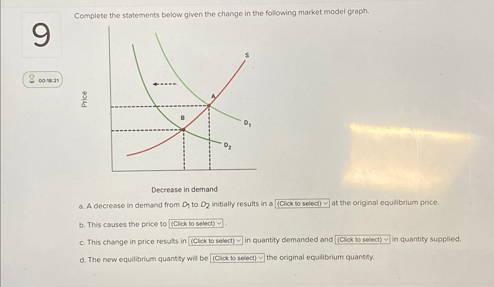 Solved Complete the statements below given the change in the | Chegg.com