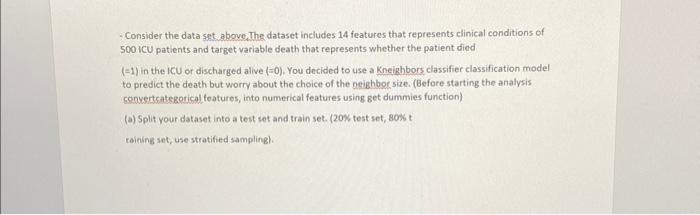 Solved In the actual data set of this question there are | Chegg.com