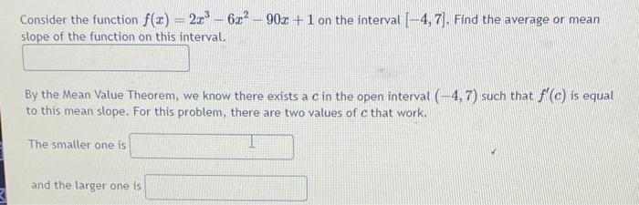 Solved Consider The Function F X 2x3−6x2−90x 1 On The