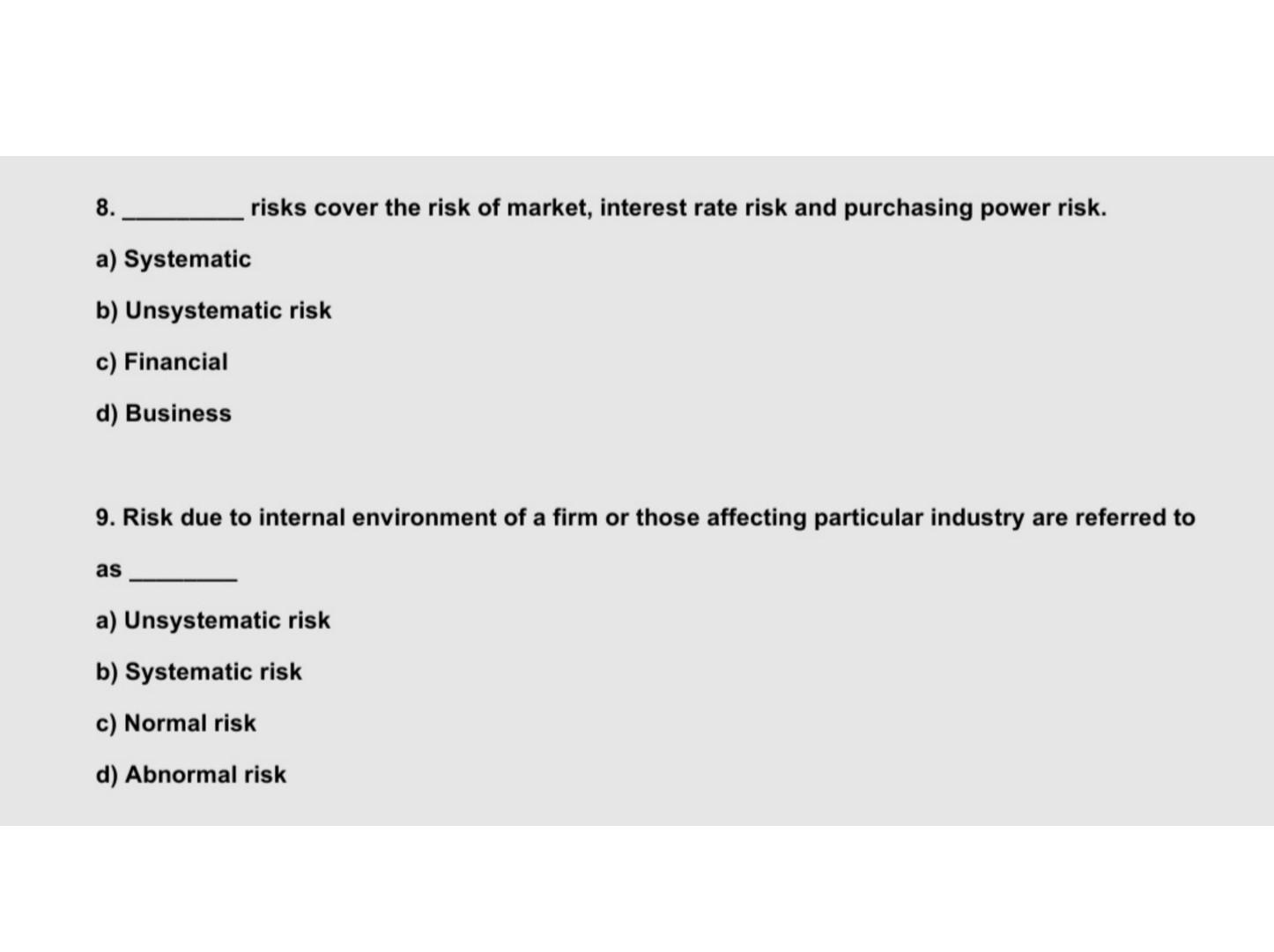 solved-8-risks-cover-the-risk-of-market-interest-rate-risk-chegg