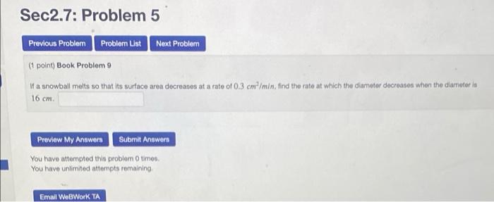 Solved Sec2.7: Problem 5 Previous Problem Problem List Next | Chegg.com