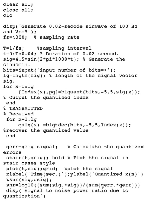 Q5: Given a sinusoidal waveform with frequency of 100 | Chegg.com