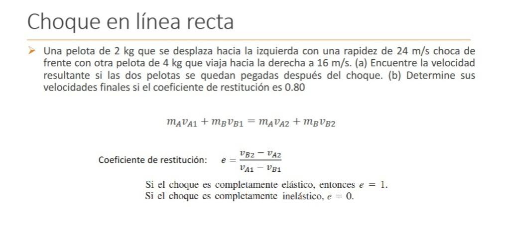 Una pelota de \( 2 \mathrm{~kg} \) que se desplaza hacia la izquierda con una rapidez de \( 24 \mathrm{~m} / \mathrm{s} \) ch