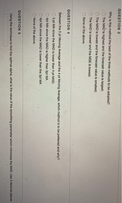 Solved QUESTION 1 Complete the following table using the | Chegg.com