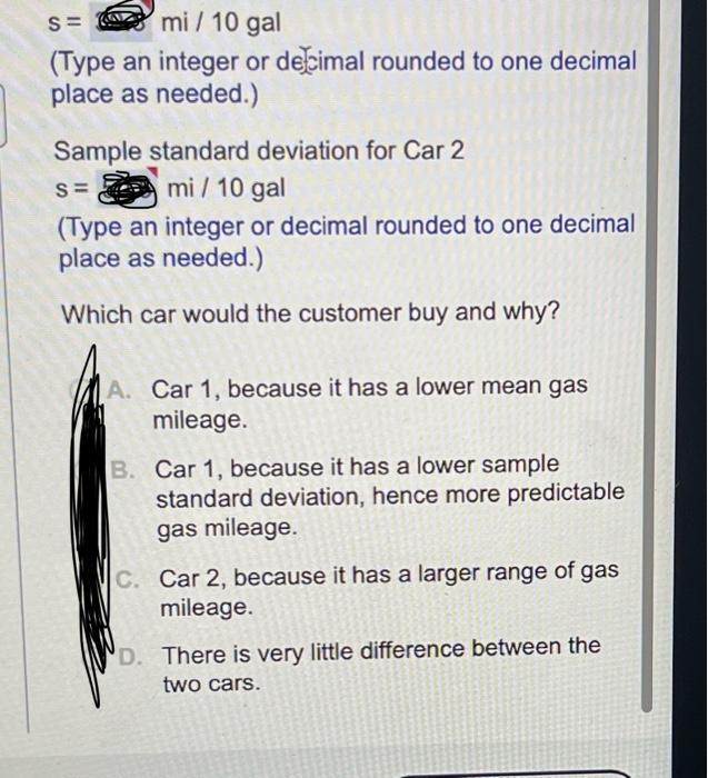 Solved Suppose that a customer is purchasing a car. He