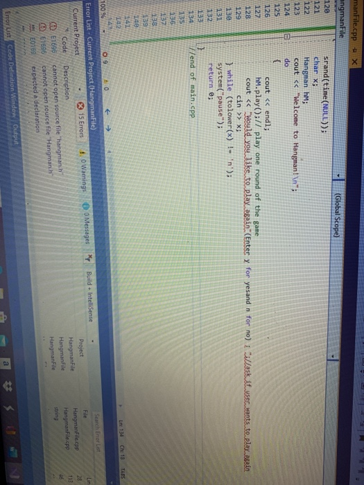 Solved C++ Program We need to solve the error of the program | Chegg.com