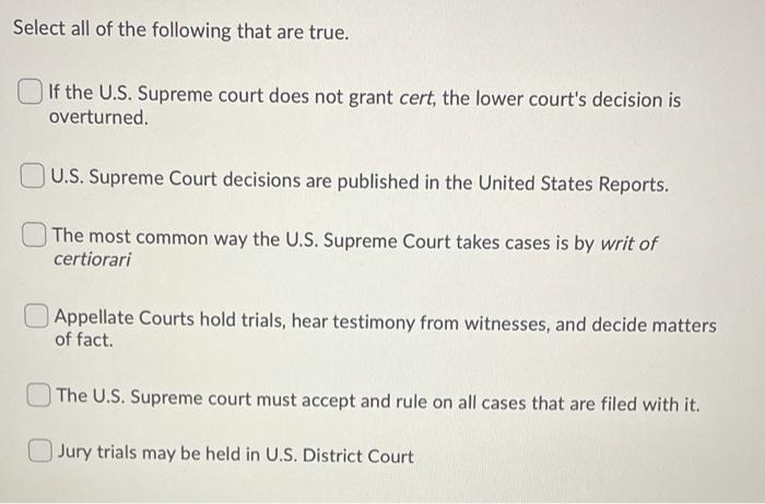 The supreme court will not grant 2025 a writ of