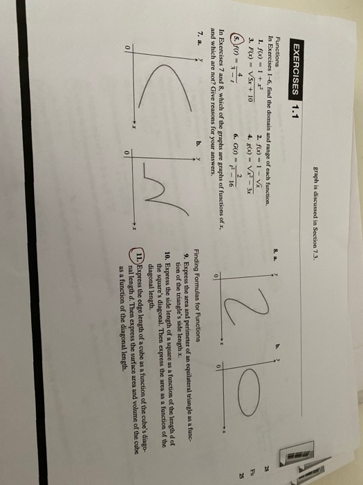 Solved graph is discussed in Section 7.3. EXERCISES 1.1 25 | Chegg.com