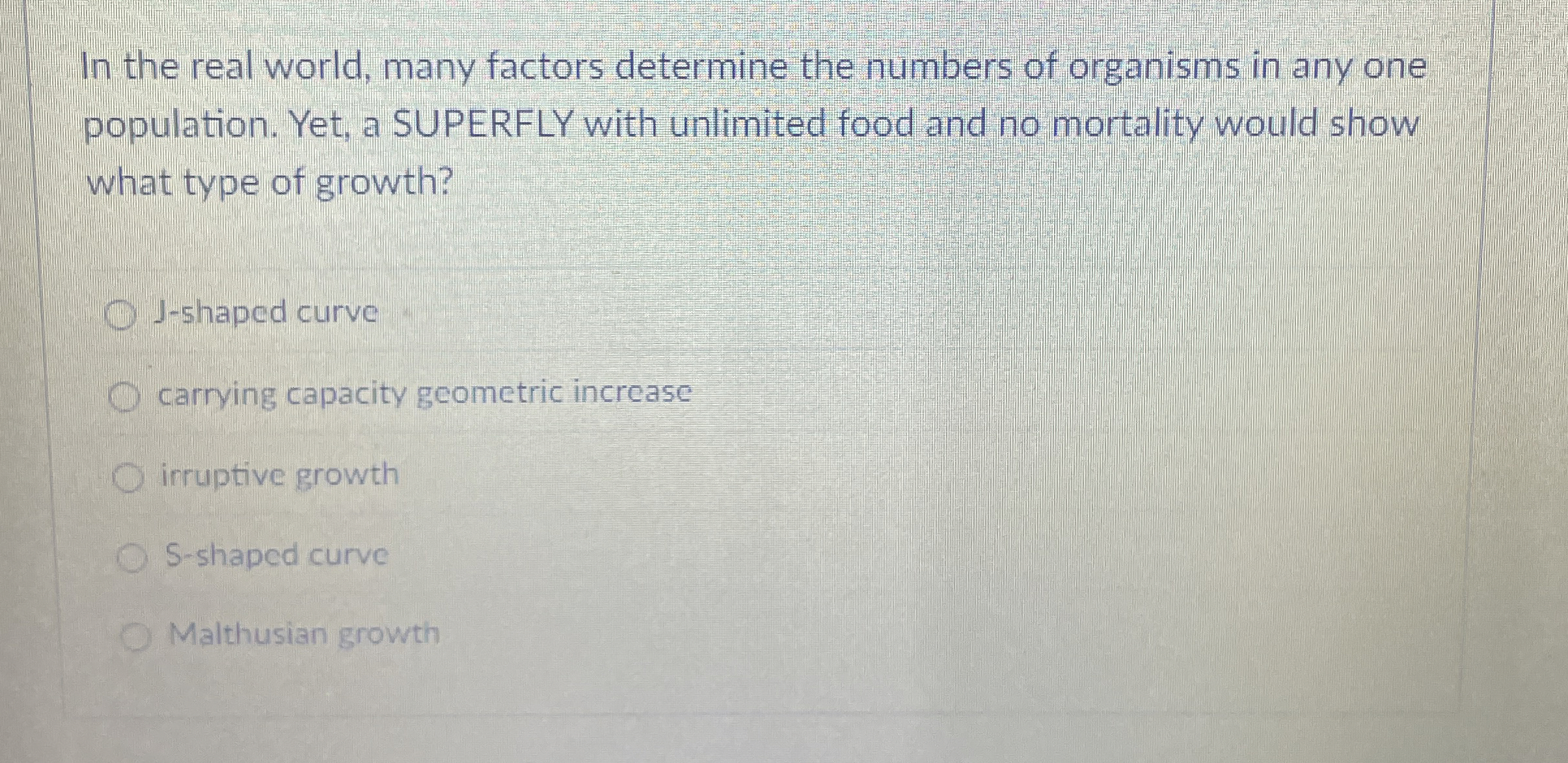 Solved In the real world, many factors determine the numbers | Chegg.com