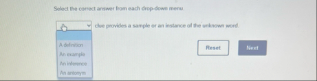 Solved Select the correct answer from each drop-down | Chegg.com