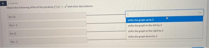 Solved 5 points Match the following template functions with | Chegg.com