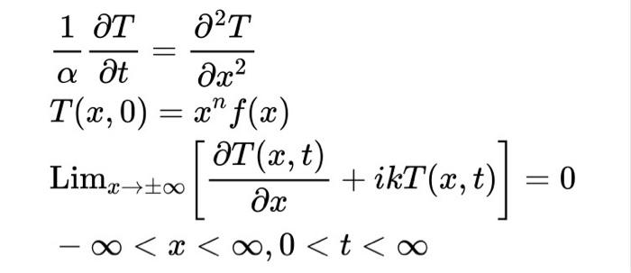 Solved Find The Temperature Distribution In An Infinite | Chegg.com