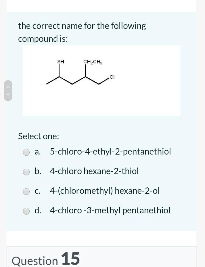 Solved connect the correct the following compounds with the | Chegg.com