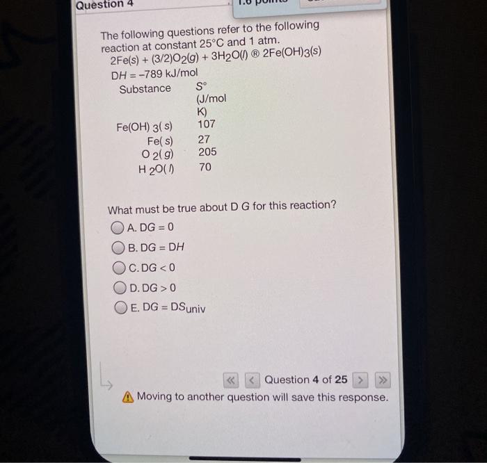 Solved Question 4 The following questions refer to the | Chegg.com