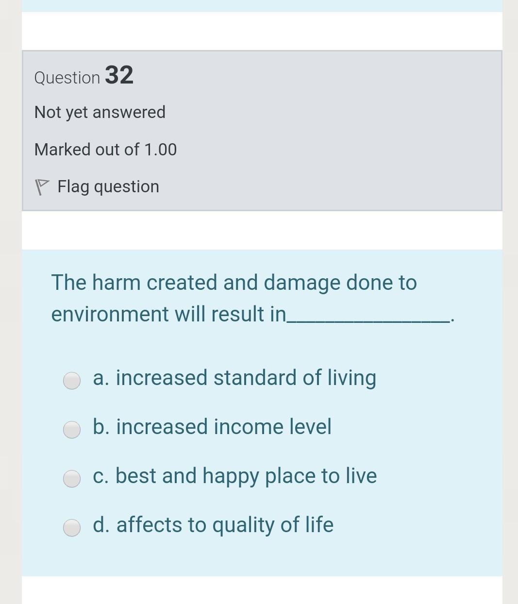 Solved Question 32 Not yet answered Marked out of 1.00 P | Chegg.com