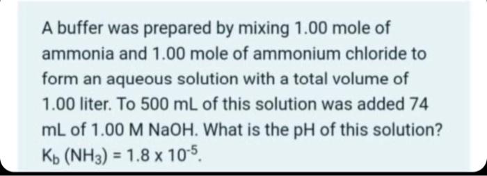 Ammonium Chloride Solution, 1 M, 500 mL