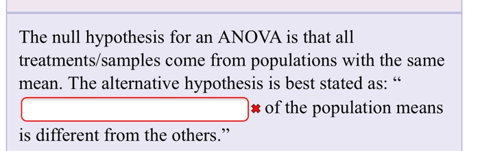 example of anova null hypothesis