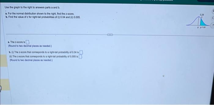 Solved Use the graph to the right to answers parts a and b. | Chegg.com
