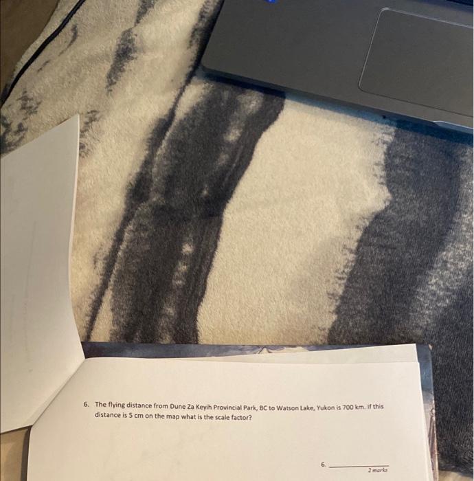 Solved 熱門 6. The flying distance from Dune Za Keyih