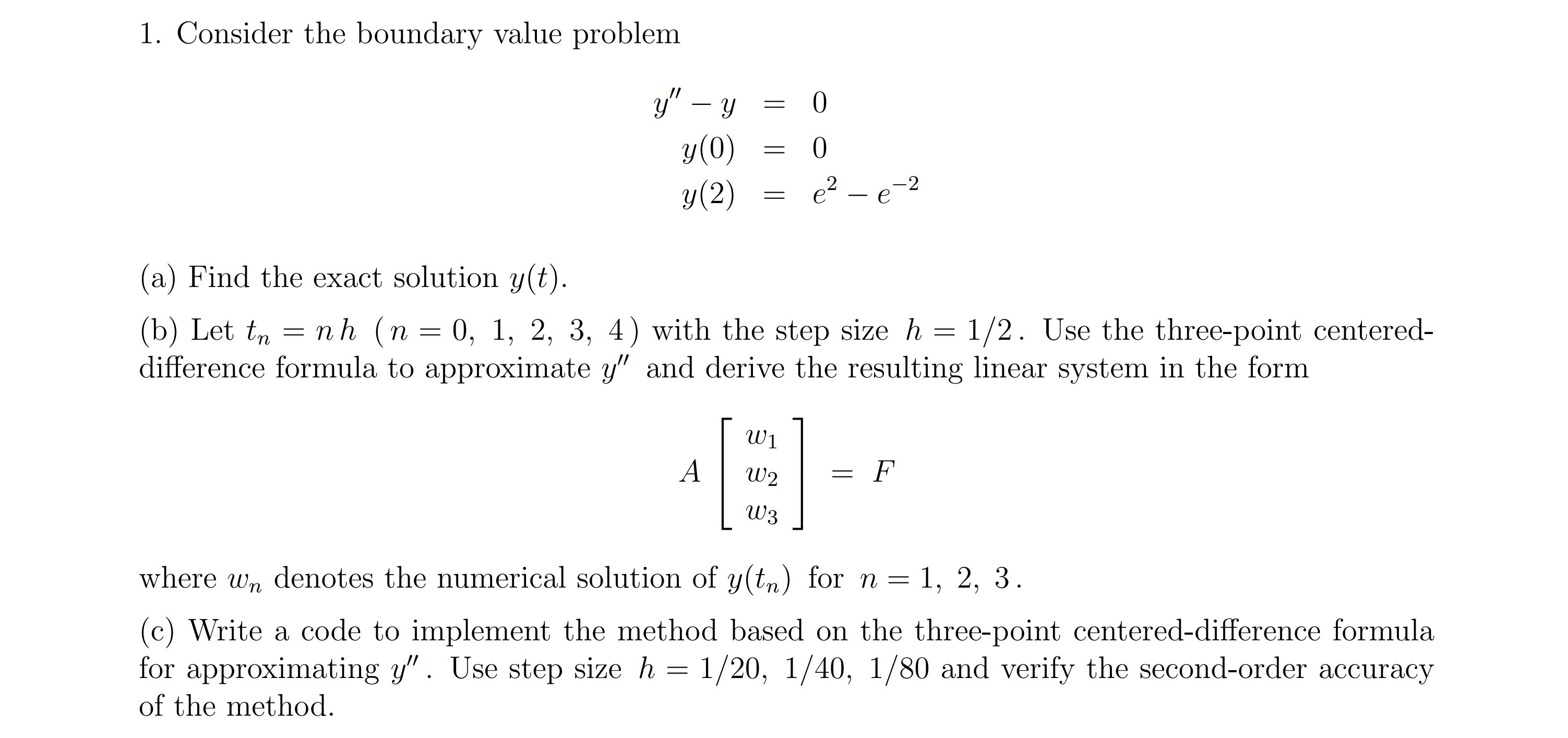 Solved Consider the boundary value | Chegg.com