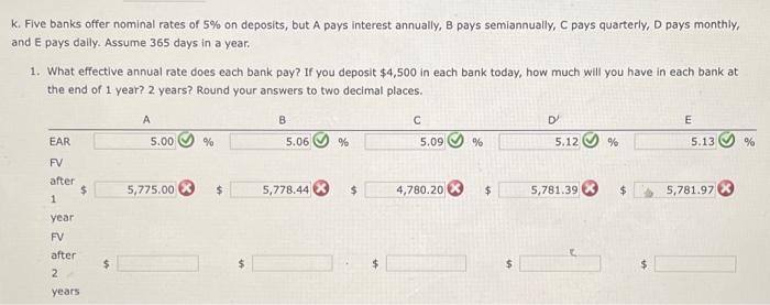 Solved Five Banks Offer Nominal Rates Of 5% On Deposits, But | Chegg.com