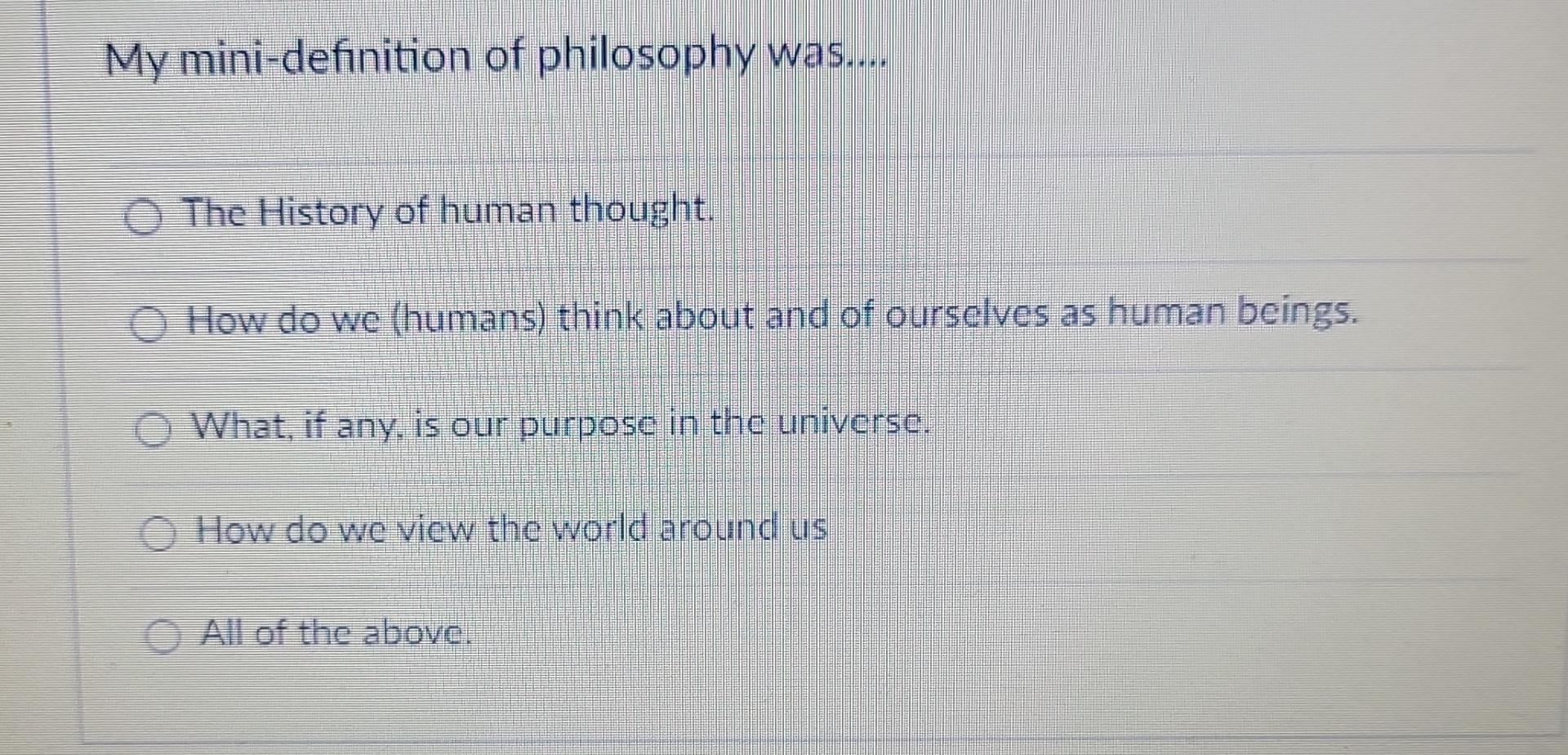 what is a human being philosophy essay brainly