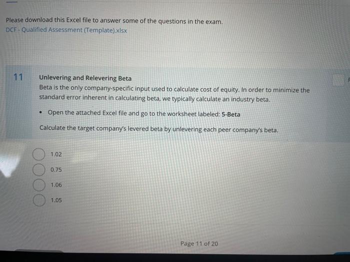 Solved Please download this Excel file to answer some of the