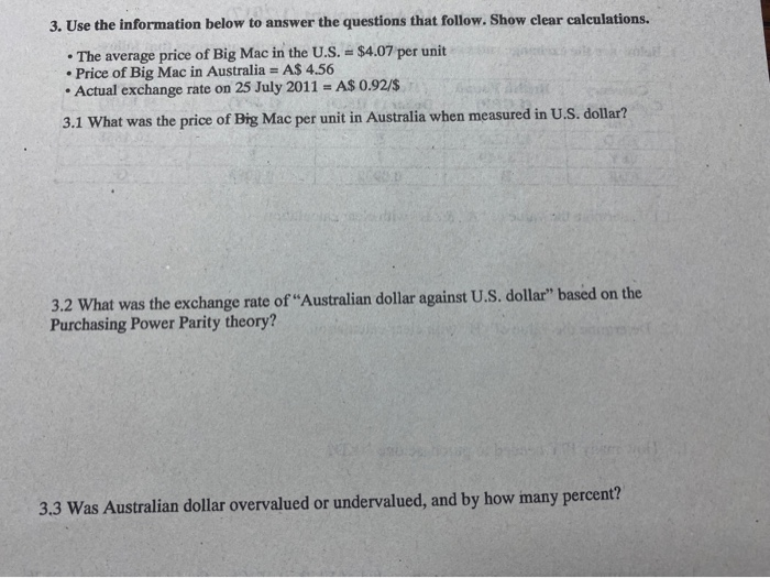 average cost of a big mac in australia