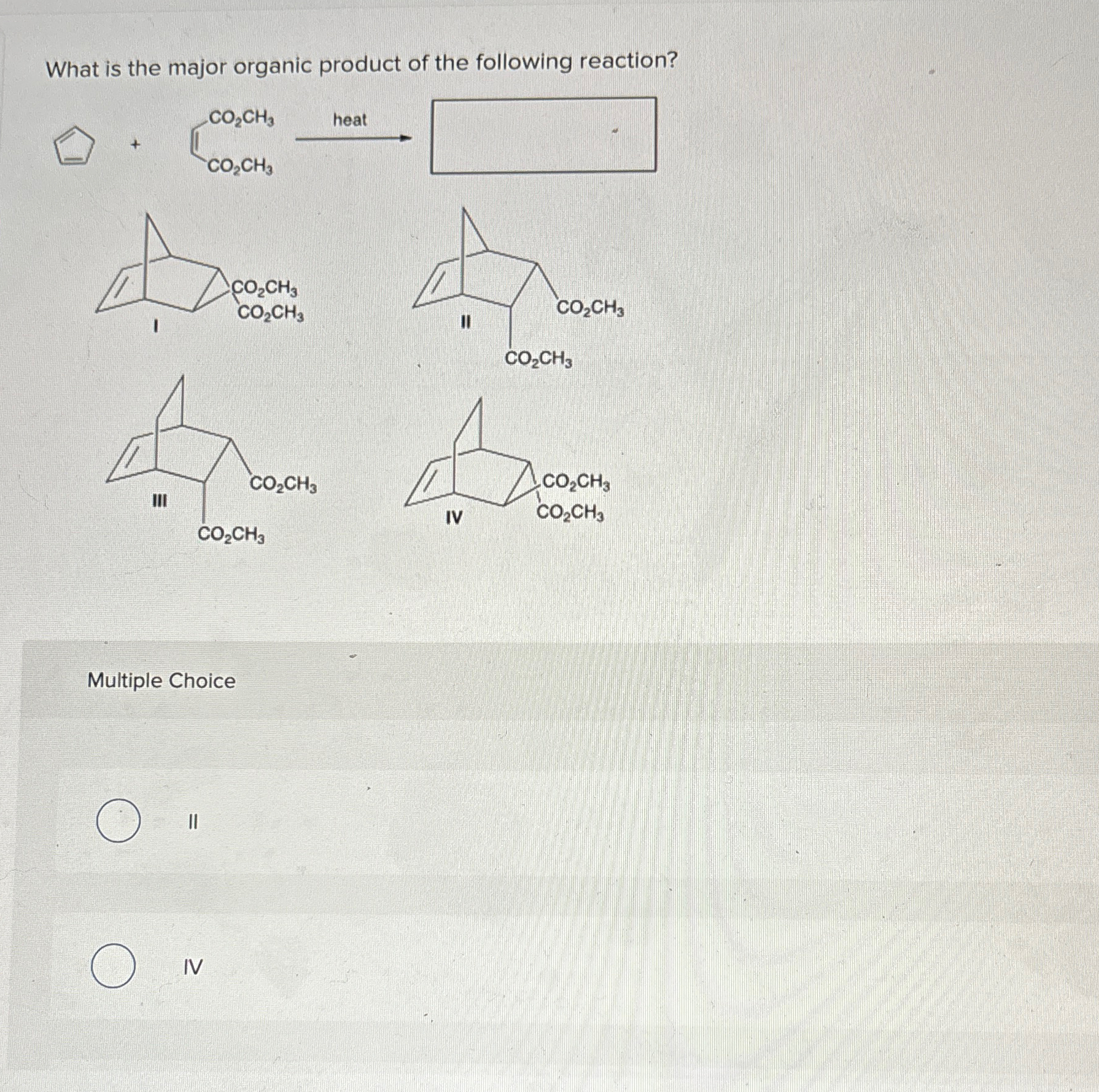 Solved What is the major organic product of the following | Chegg.com