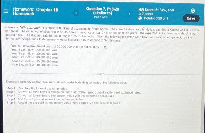 Solved III Homework: Chapter 18 Homework Question 7, P18-20 | Chegg.com