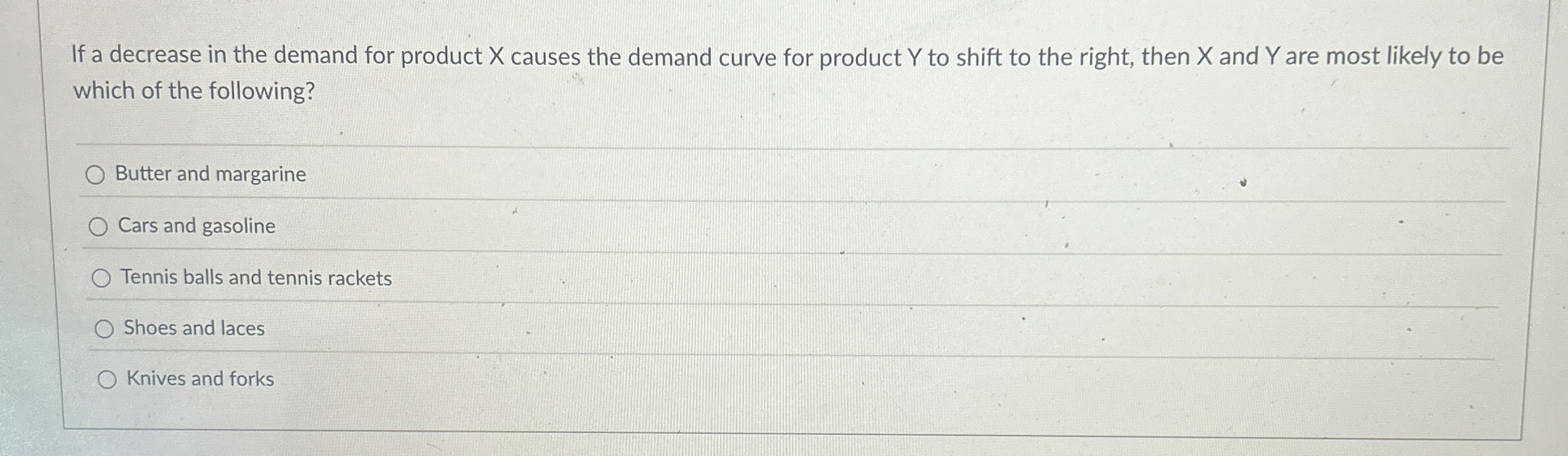 Solved If a decrease in the demand for product x ﻿causes the | Chegg.com