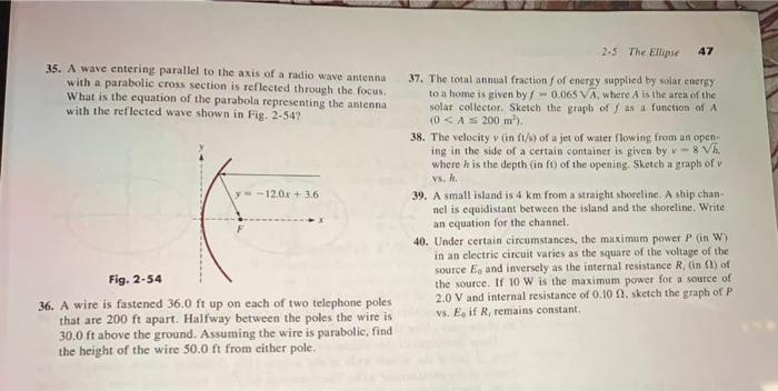 Solved Exercises 2-4, Page 46-47, Problems: 1. 8. 9. 13. 14. 