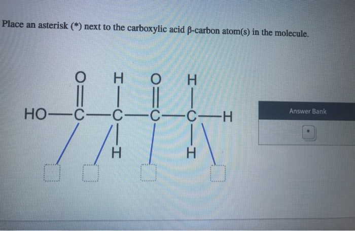 Solved Several Reactions Occur At The Aor B Carbon Atom O Chegg Com